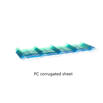 Poly Roof Corrugated Polycarbonate Sheet Ribbed Clear Profile Roofing Sheets