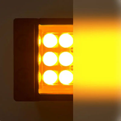 plástico de difusão claro prismático da folha do policarbonato de 300x300mm