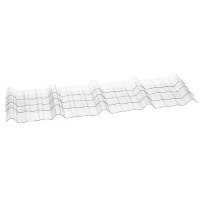 Poly Corrugated Sheet Clear Corrugated Roofing Sheets 4m For Greenhouse