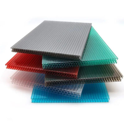 Translucent White Polycarbonate Sheet Canopy Honeycomb Poly Panels